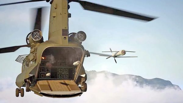 Boeing Sees Chinook Air-Launching Swarms Of Drones