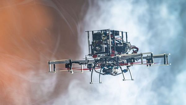 Killer Drone Downs Intruder Drones with Metal Chains