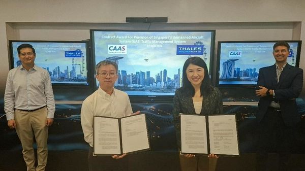 Thales to Build Singapore’s Drone Traffic Management Platform