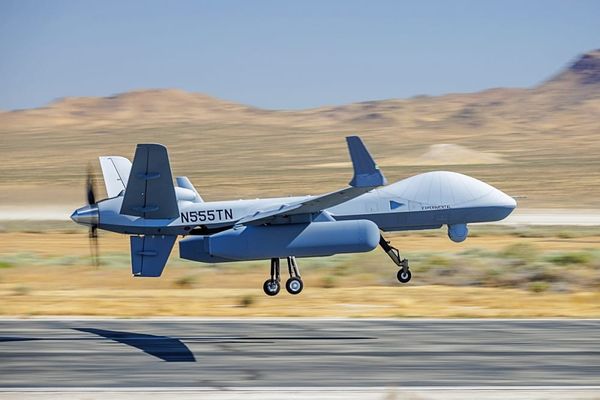 GA-ASI Completes First Flight of MQ-9B with AEW Pods