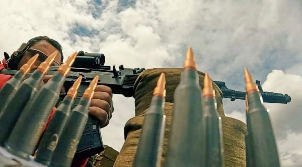 Russian Anti-Drone Bullet Splits into Three Mid-Flight
