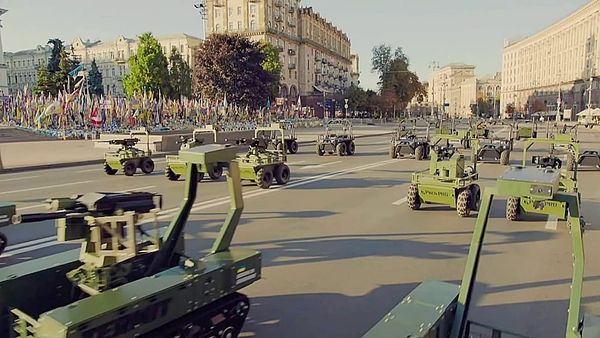Ukraine’s 35th Independence Day Parade Shows the Future of War