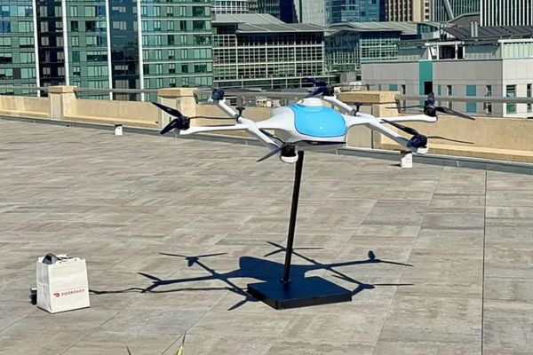 DoorDash says Delivery Drone is Lighter and Quieter than Amazon's