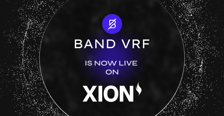 Band VRF x XION: Powering Fairness and Trust in GameFi with Secure Randomness