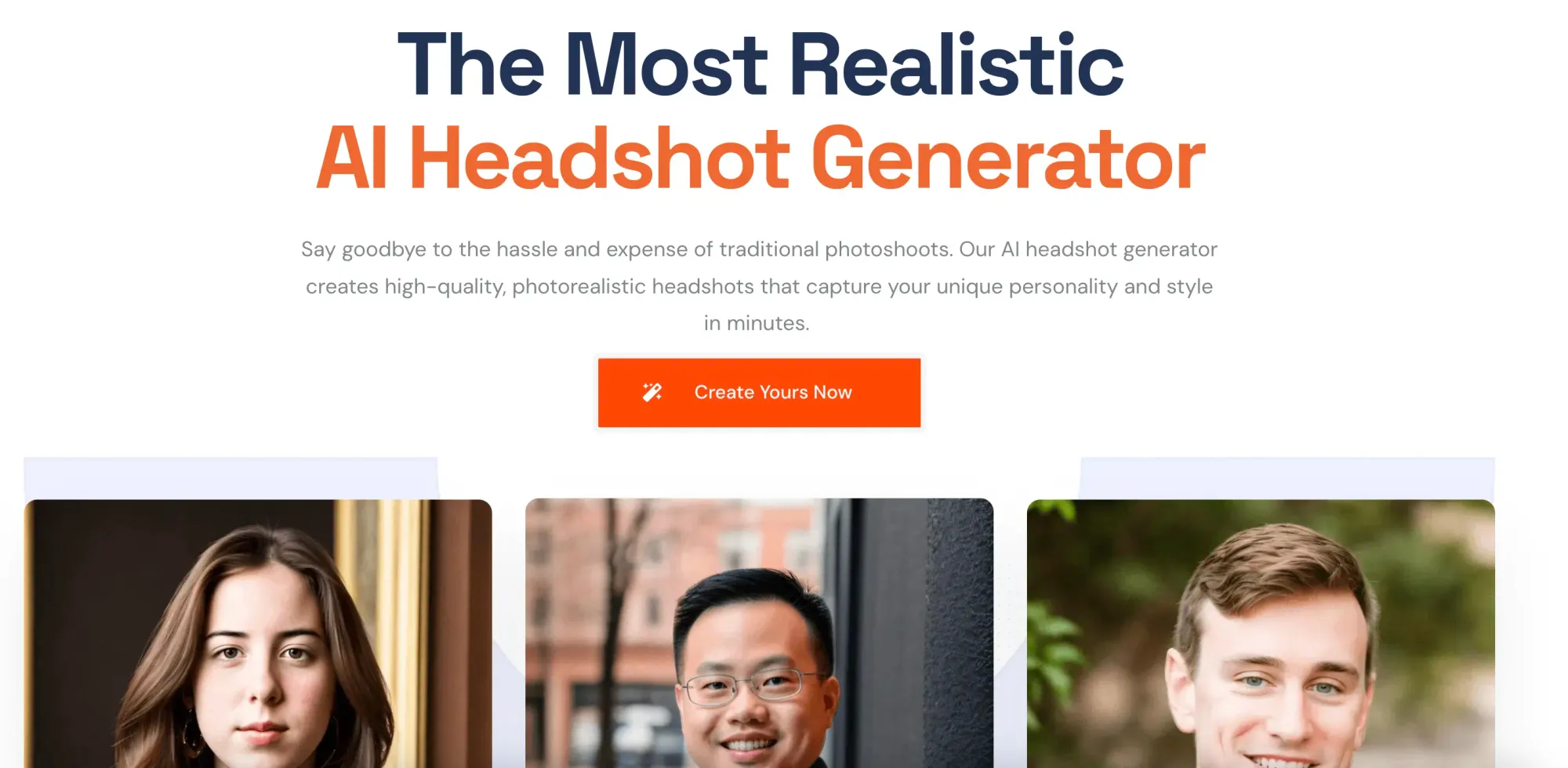 The landing page for ProPhotos AI.