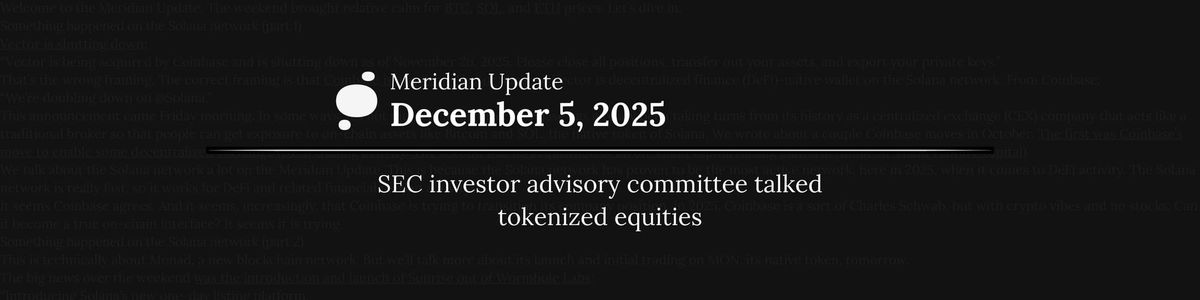 Latest in Blockchain | December 5, 2025