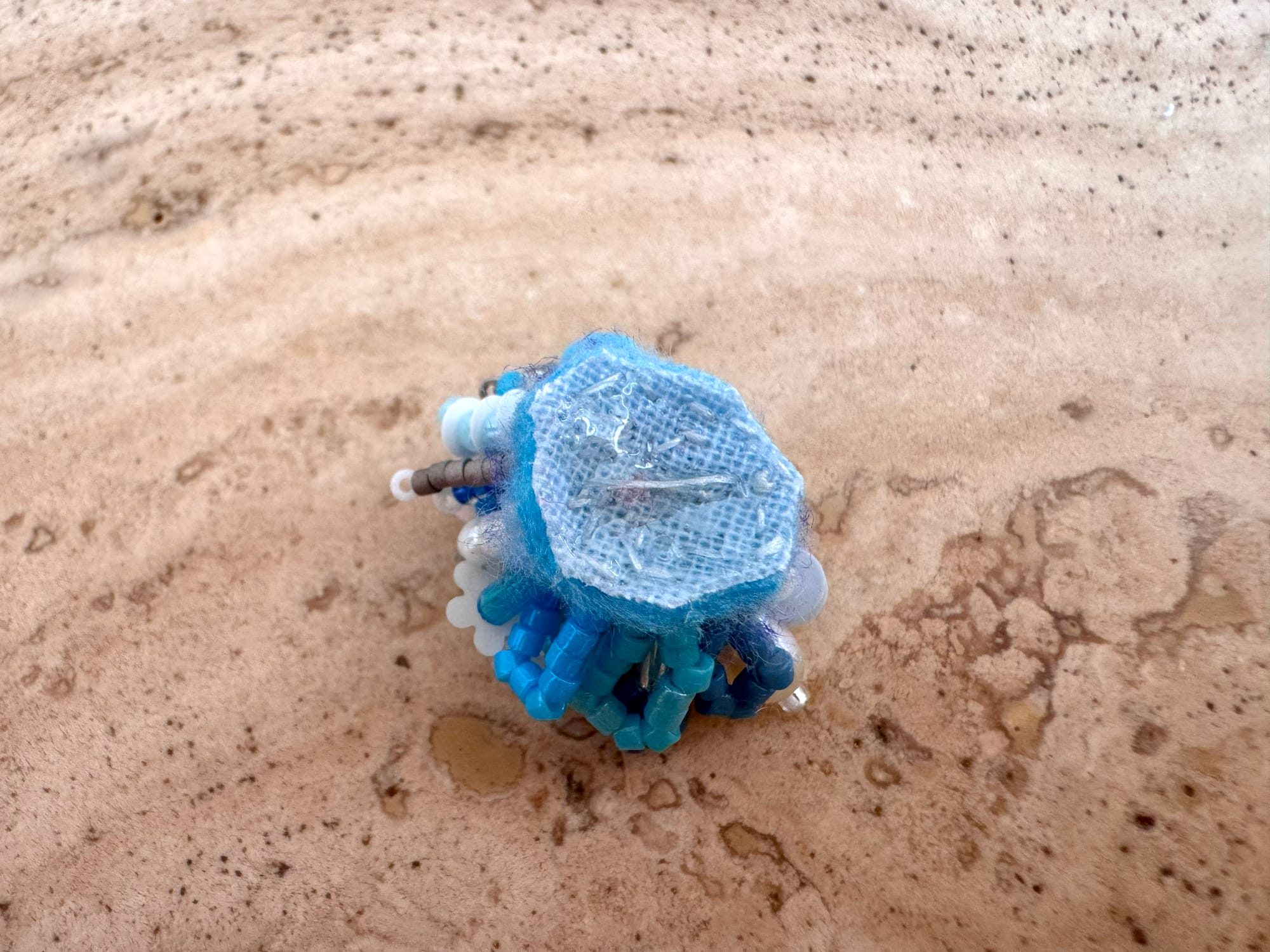 A shape cut from felt