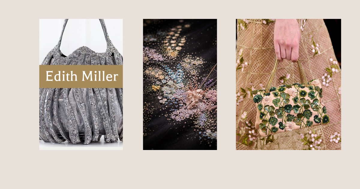 Couture embroidery is a professional craft rooted in traditional techniques