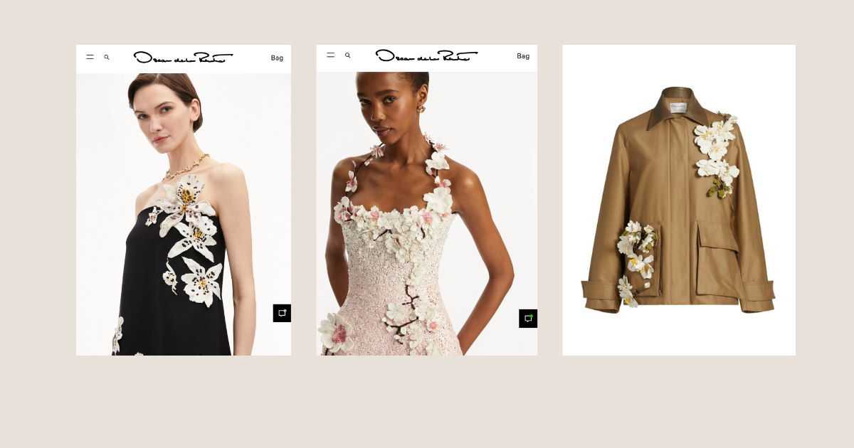 Couture Embroidery by Oscar de la Renta