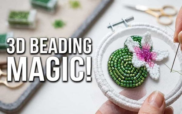 How to Make a 3D Beaded Water Lily