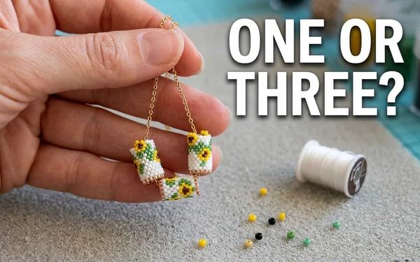 How to Make a Sunflower Pendant with Miyuki Delica Beads