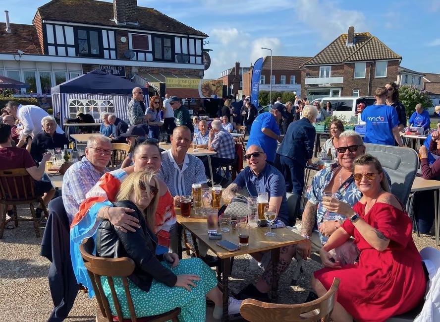 Charity day, British Queen pub Willingdon 