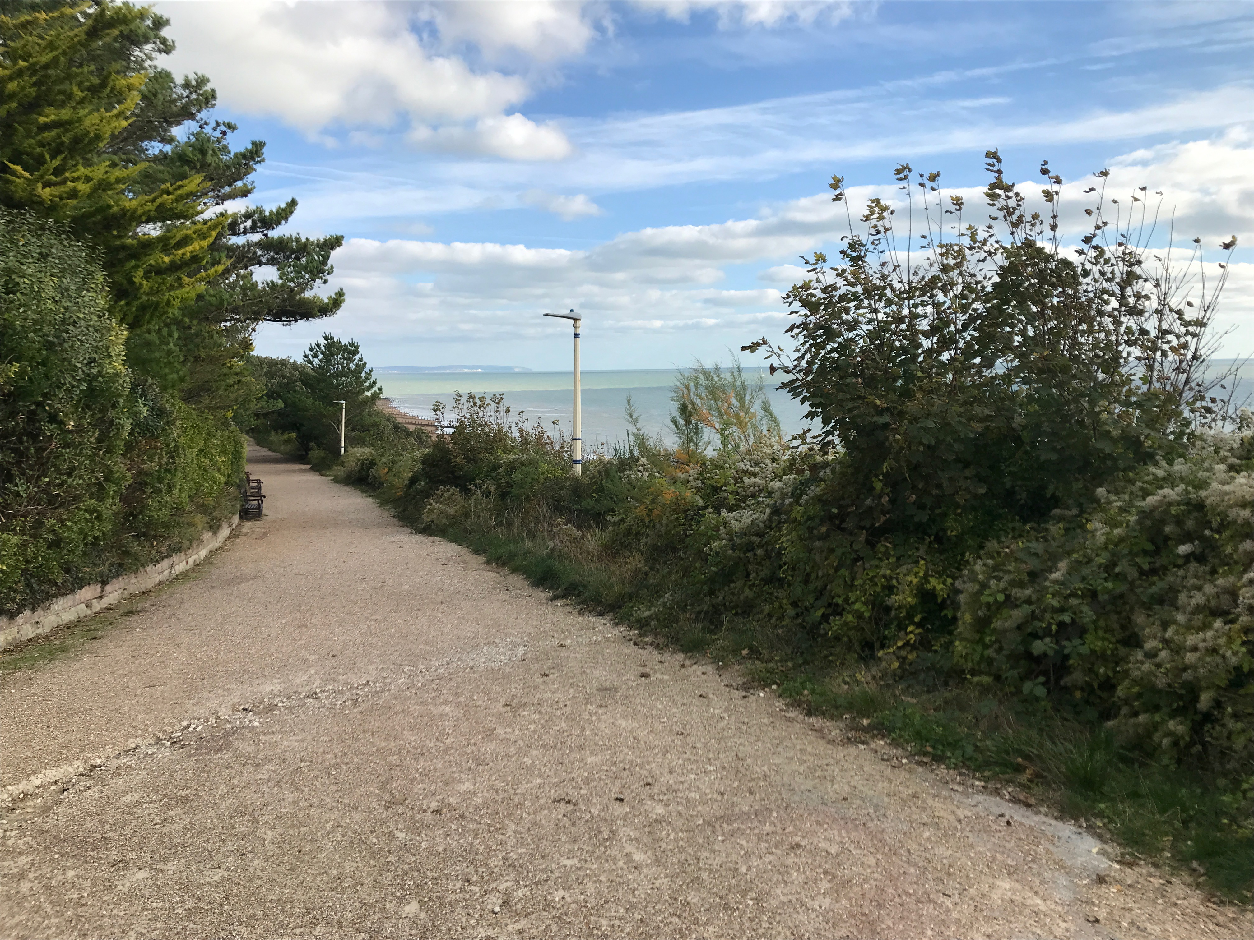 Middle tier of Eastbourne promenade