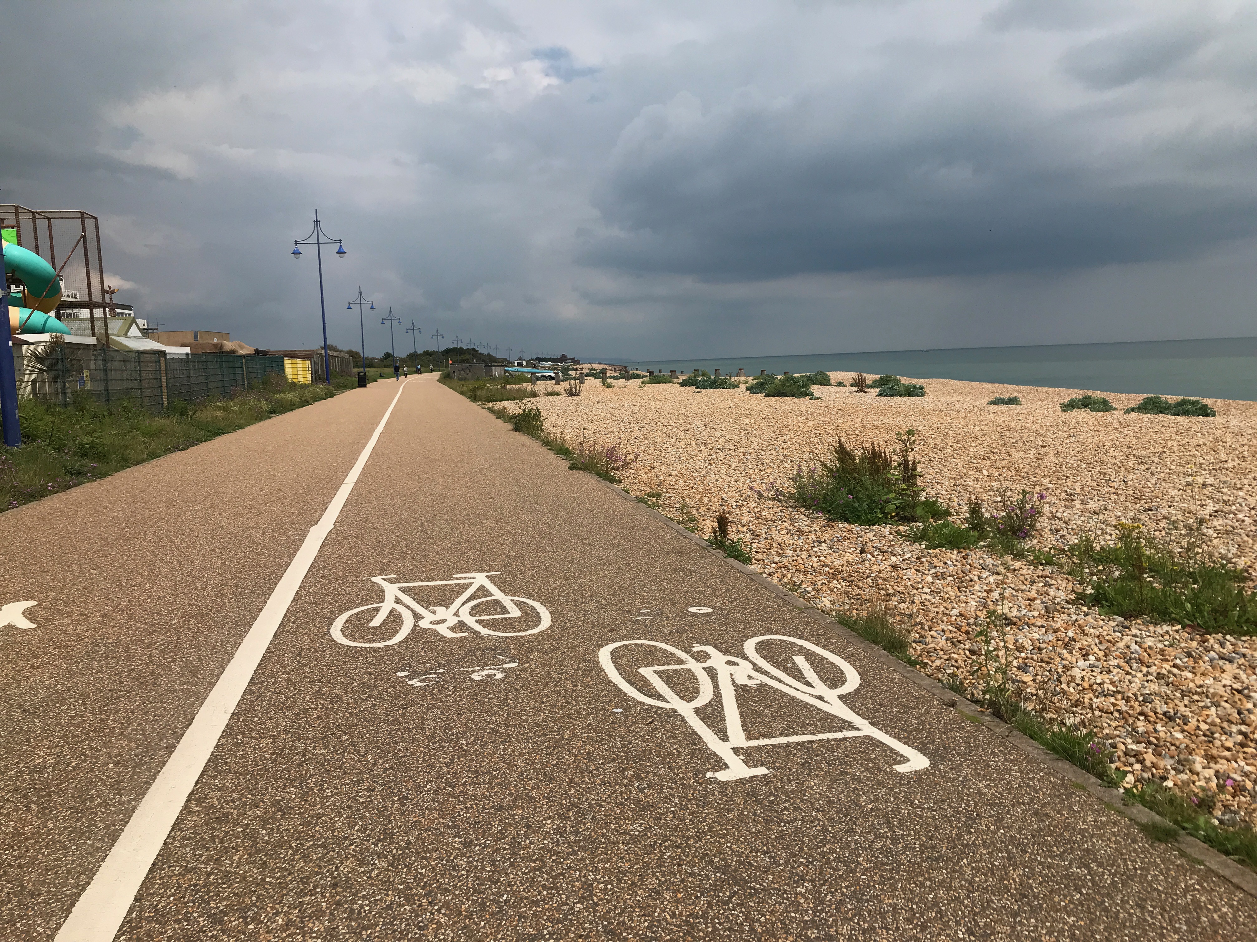 Eastbourne seafront cycle route