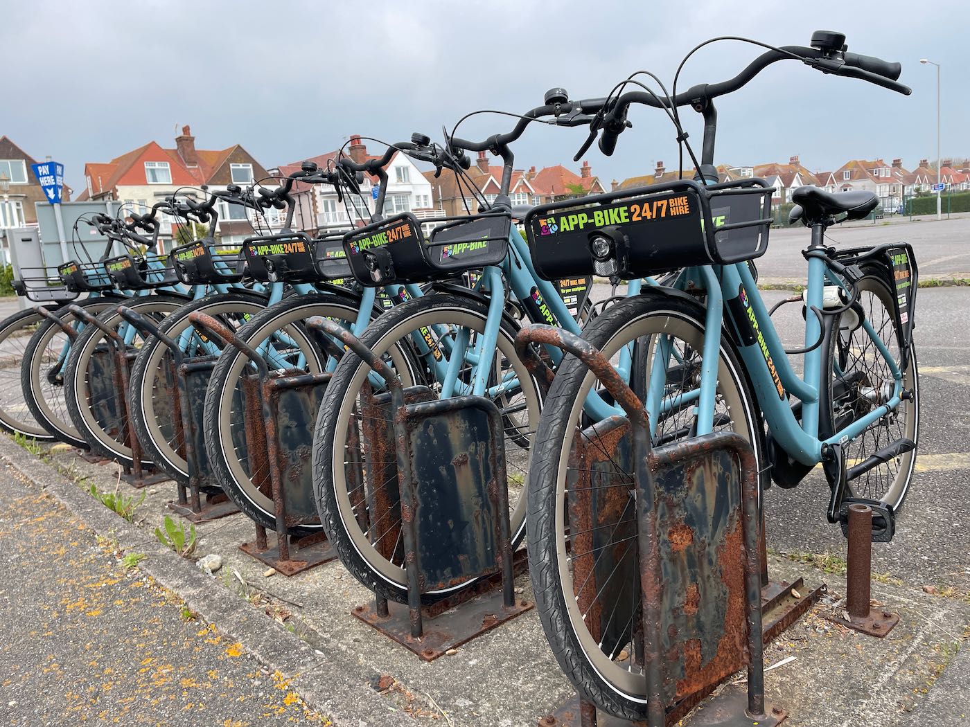 Cycle hire at Fisherman's Green, Eastbourne