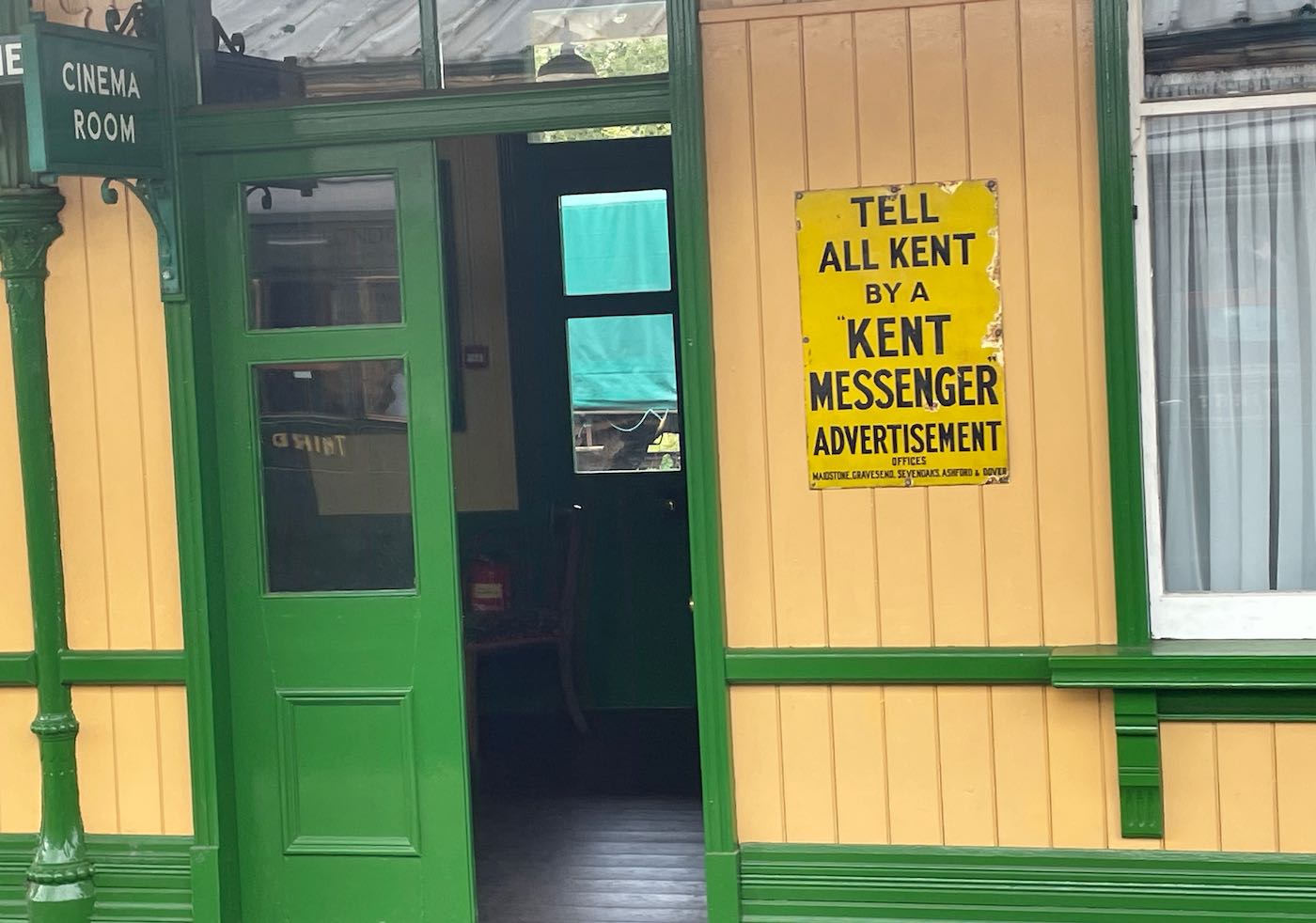 Heritage advert on Bluebell Railway