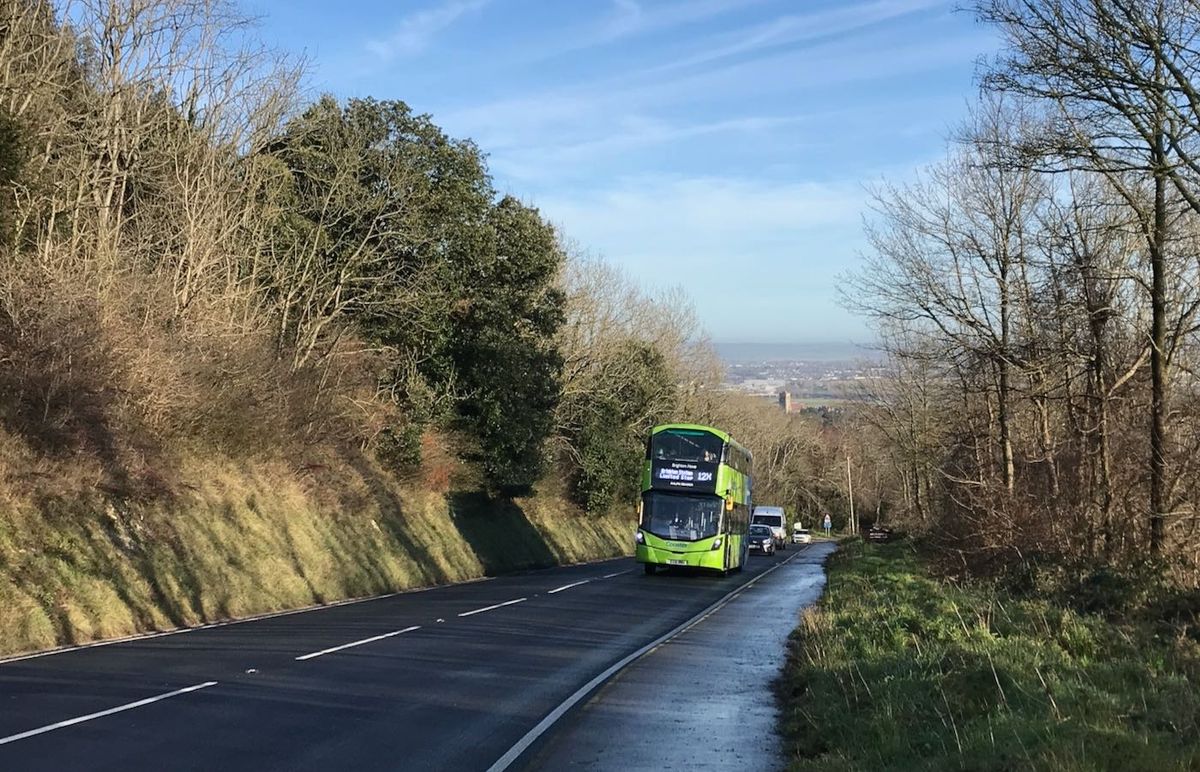 REVIEW: Top deck of the 12X bus from Eastbourne to Brighton