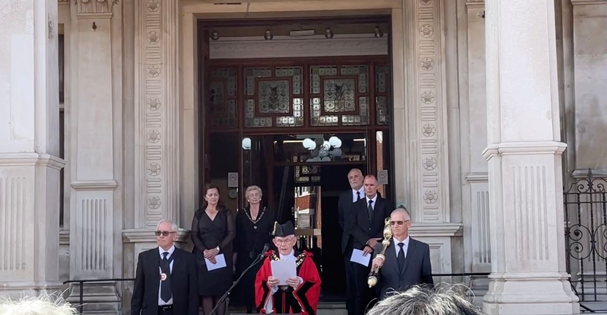 Historic proclamation of the new king