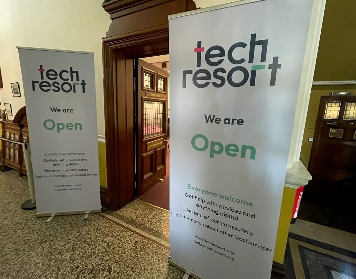 Tech team tackle digital exclusion from town hall base