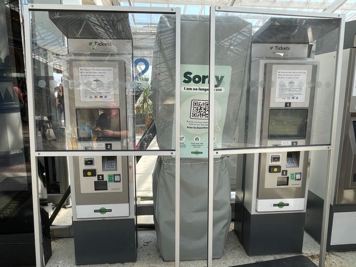 Most station ticket machines no longer in use