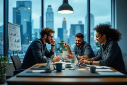 Une équipe SEO ravie d'utiliser les bons outils de suivi