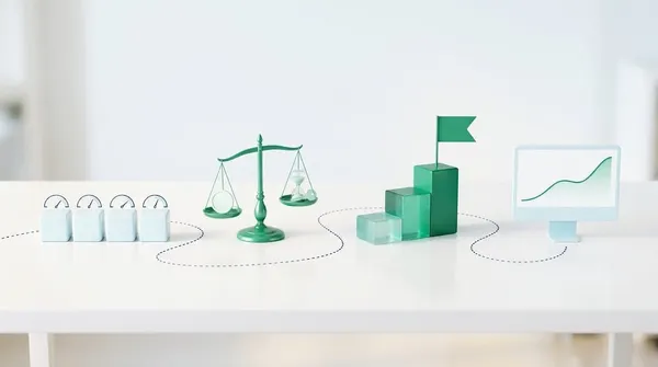 Référencement d’une PME, un site vitrine posé sur quatre socles pour la technique, le contenu, les backlinks et le local