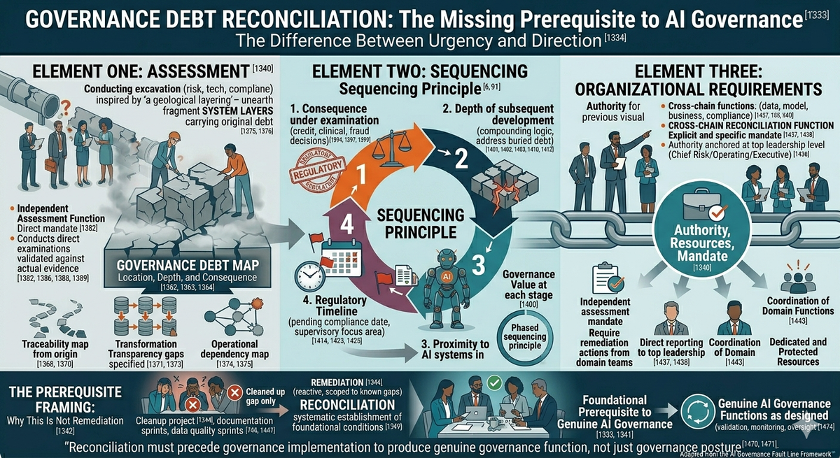 Governance Debt Reconciliation: The Missing Prerequisite to AI Governance