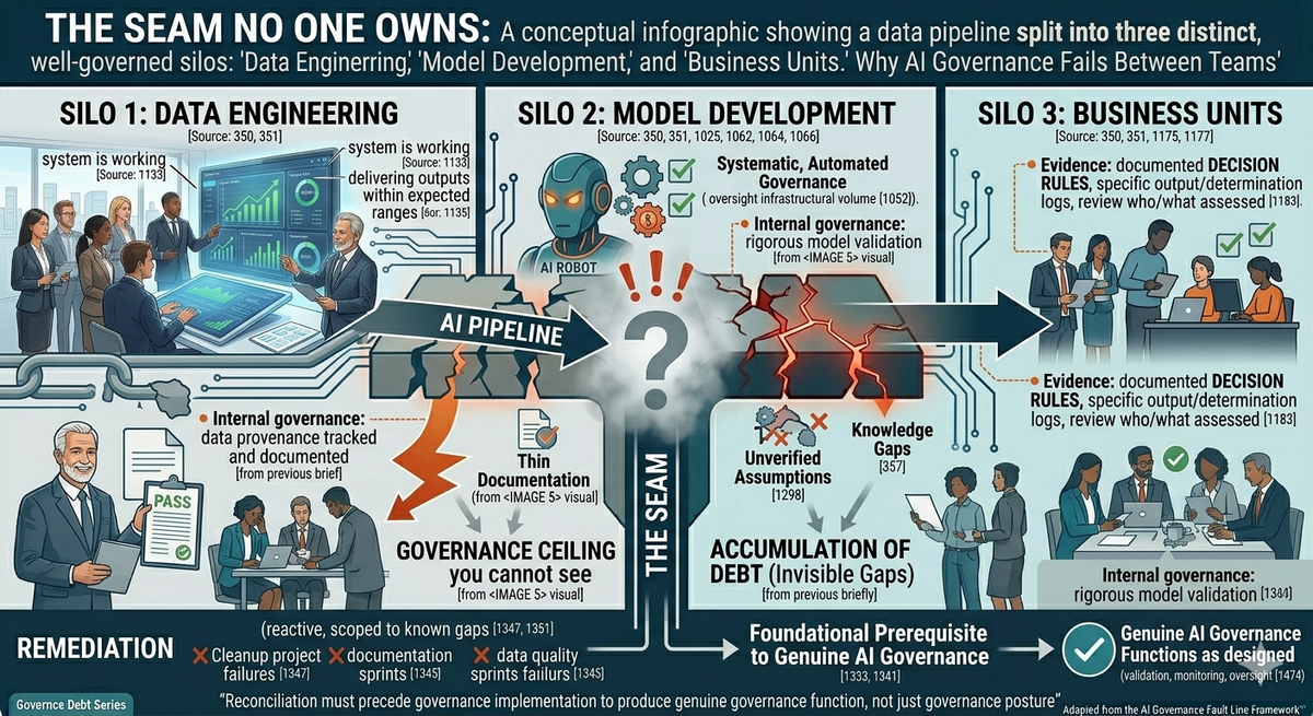 The Seam No One Owns: Why AI Governance Fails Between Teams