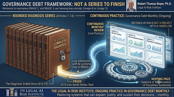 Governance Debt Was Never a Series to Finish