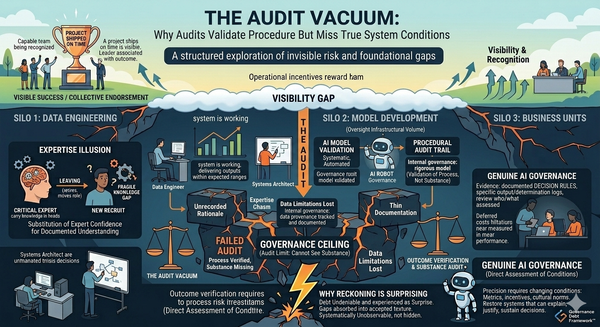 The Audit Vacuum: When Systems Cannot Explain Themselves