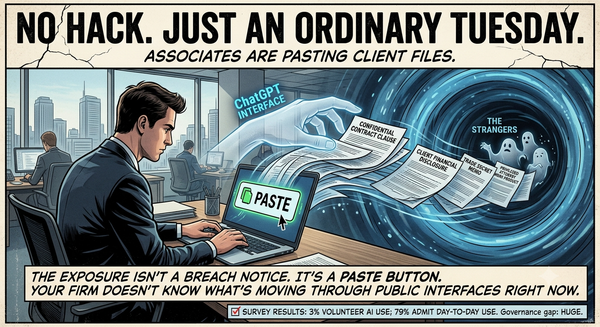 Your Associates Aren't Emailing Client Files to Strangers. They're Pasting Them Into ChatGPT.