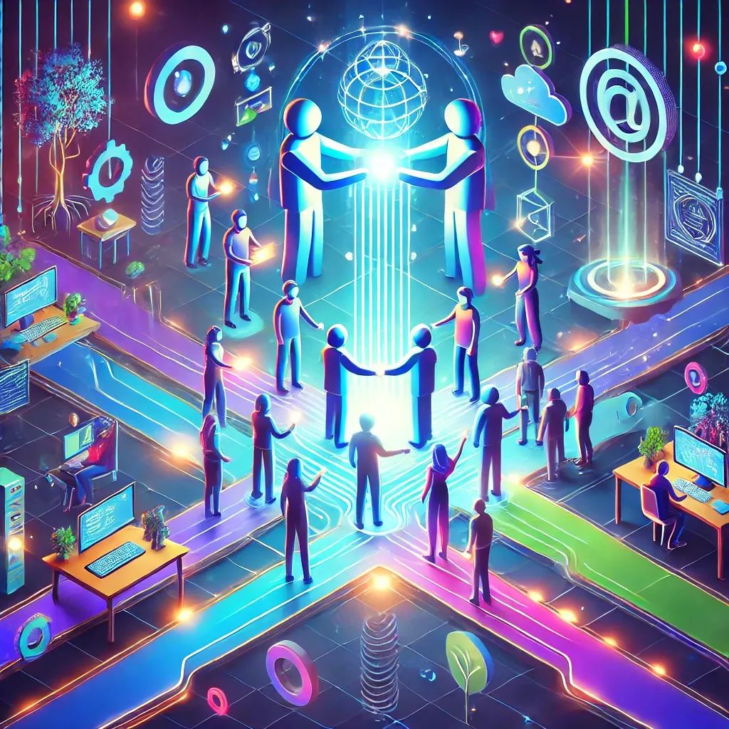 Futuristic image of Fostering a Collaborative Culture in Software Teams