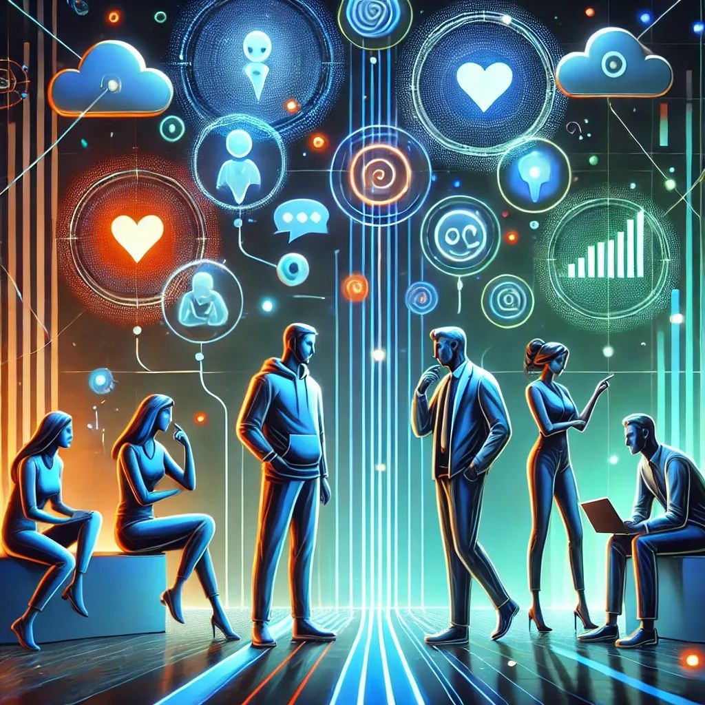 Futuristic image of Handling Differing Opinions in Teams