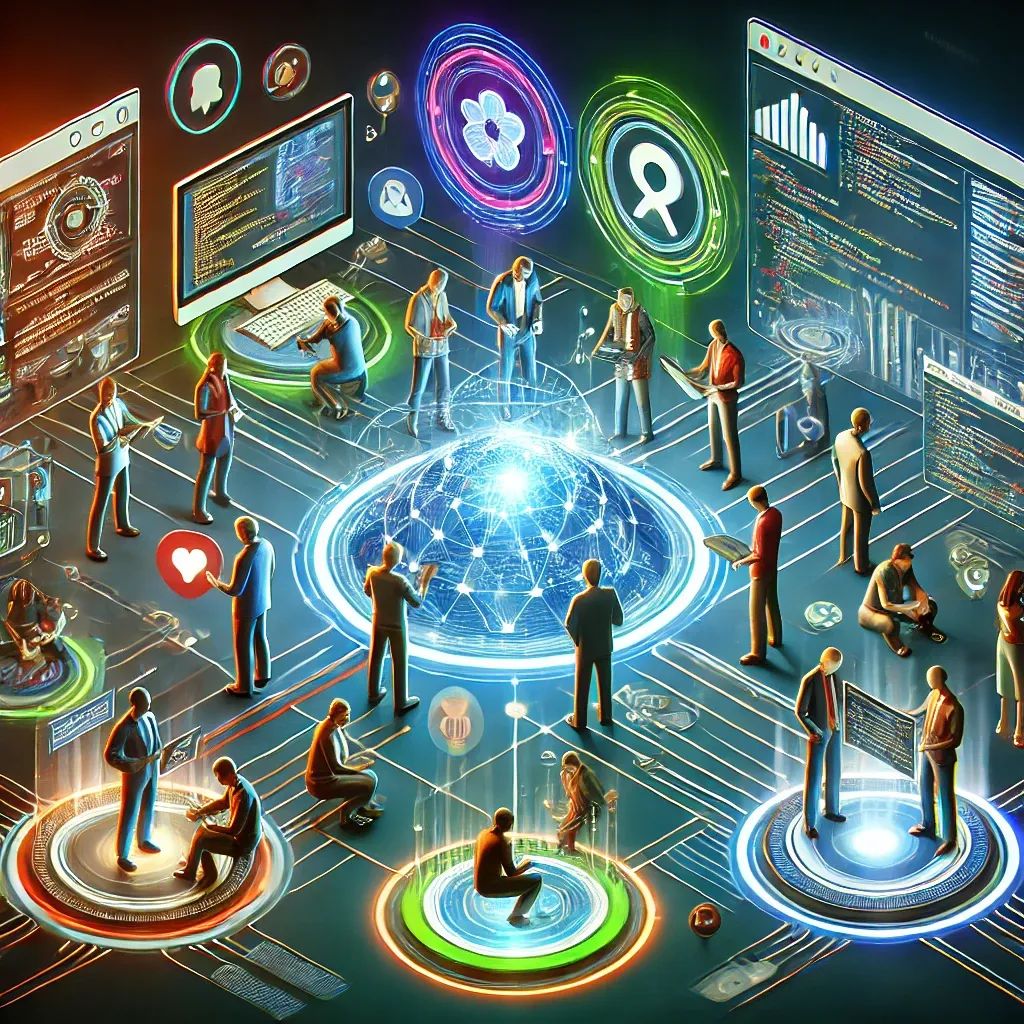 Futuristic image of Working with Cross-Functional Teams
