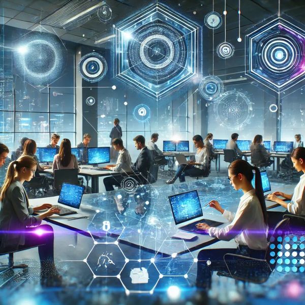 Futuristic image of Managing Diverse Skillsets in Teams