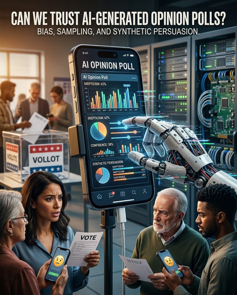 Can We Trust AI-Generated Opinion Polls?
