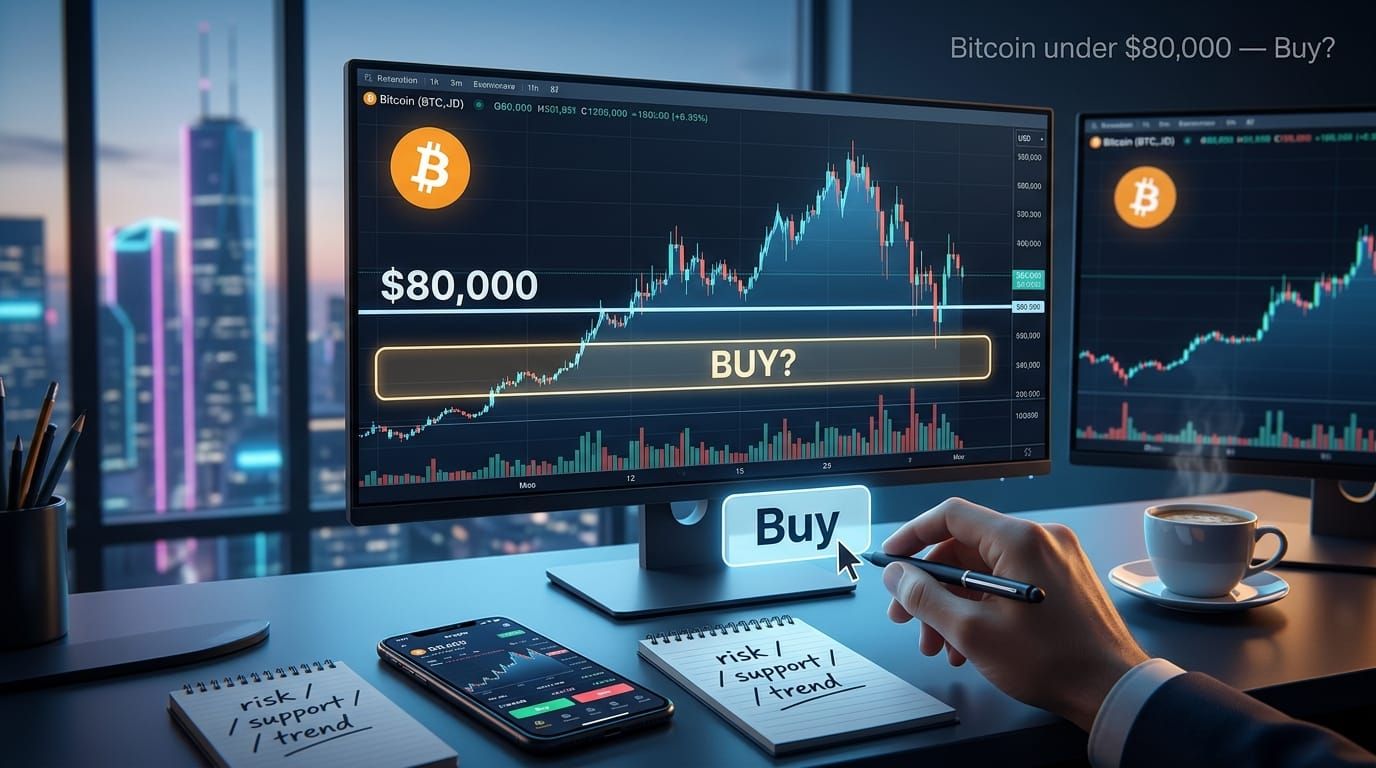 Is Bitcoin A Buy Under 80,000?