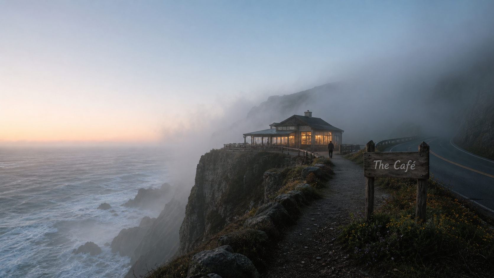 The Café at the Edge of the World: Three Questions That Cut Through the Noise.