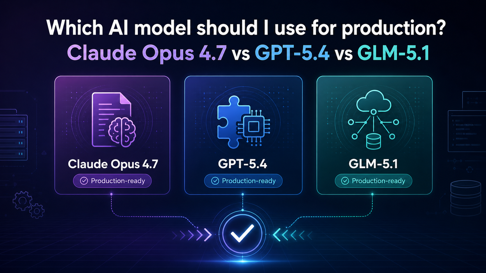 Which AI Model Should I Use for Production? Claude Opus 4.7, GPT-5.4, or GLM-5.1?