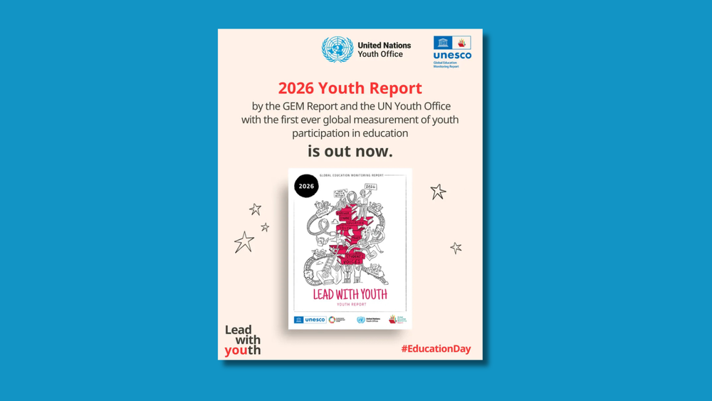 International Day of Education 2026: New Youth Report calls on the world to Lead with Youth post feature image