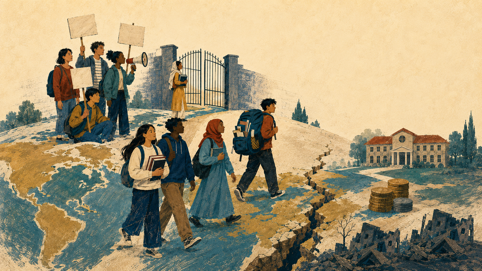 Student Arrests in Indonesia, Afghanistan’s Education Ban and Funding Disputes post image