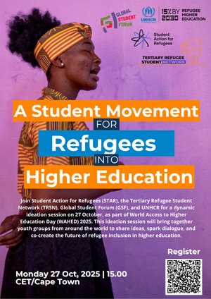 Upcoming Event: A Global Student Movement for Refugee Higher Education post feature image