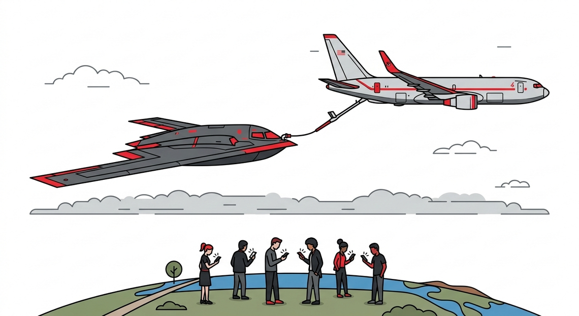 “Stealth, Sweat, and Silence: The B-2 Midair Refuel Nobody Cared About”