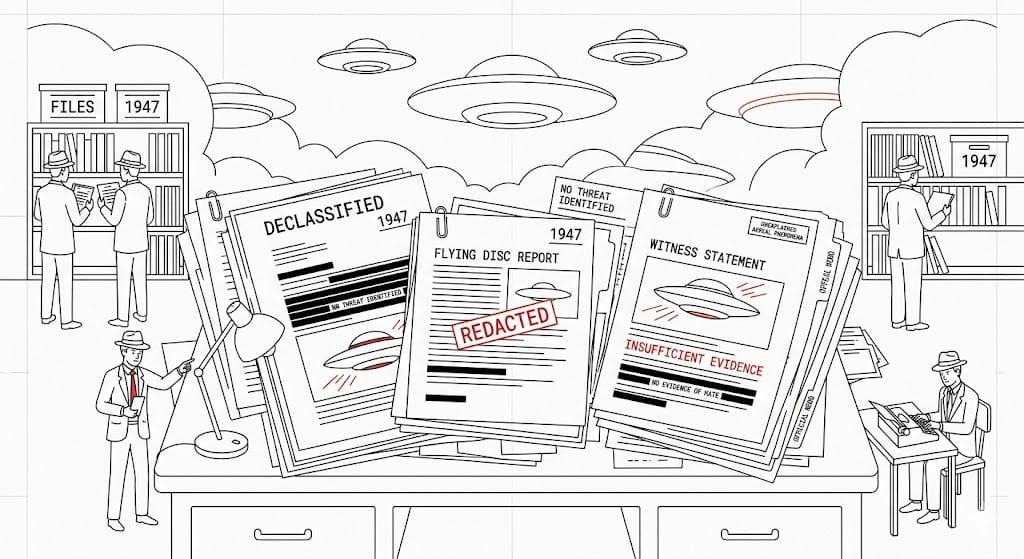 The Summer of 1947: What the FBI's Declassified Files Really Say About Flying Saucers