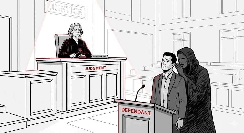 The Judge, the Voice, and the Lie We Tell Ourselves
