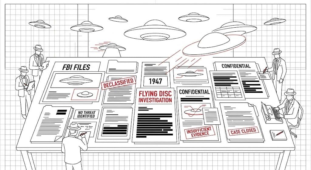 The FBI's Secret UFO Files: What Declassified Documents Reveal About the 1947 Flying Disc Investigations
