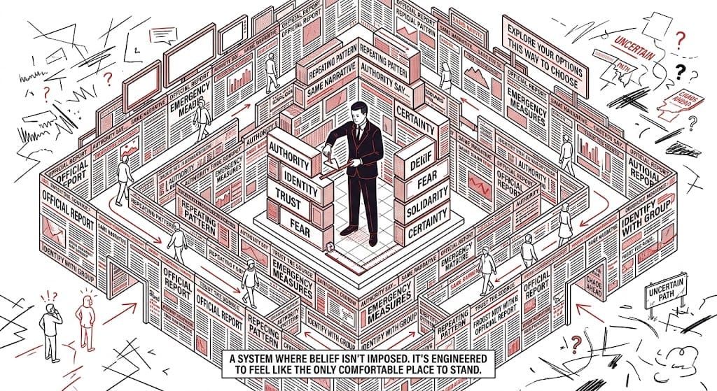The Architecture of Belief: Cognitive Inertia, Legacy Media, and the Psychology of Manufactured Consent