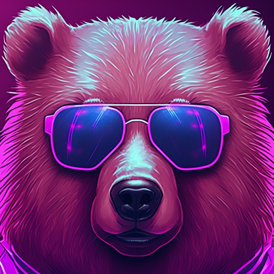 A very cool bear.