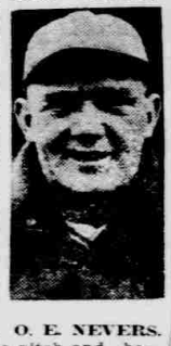 1926 newspaper portrait of St. Louis Browns pitcher Ernie Nevers accompanying a column about his dispute over being sent to the minor leagues.
