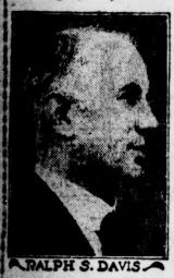 Black-and-white newspaper portrait of sports columnist Ralph S. Davis shown in profile, accompanying a 1926 baseball feature discussing hitting, base running, and the Pittsburgh Pirates' pennant prospects.